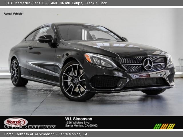 2018 Mercedes-Benz C 43 AMG 4Matic Coupe in Black