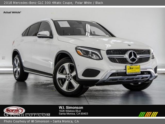 2018 Mercedes-Benz GLC 300 4Matic Coupe in Polar White