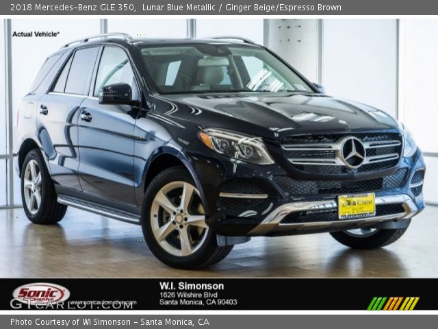 2018 Mercedes-Benz GLE 350 in Lunar Blue Metallic