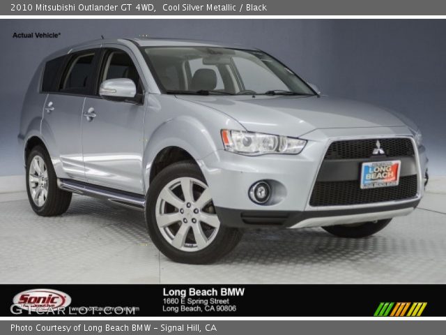 2010 Mitsubishi Outlander GT 4WD in Cool Silver Metallic