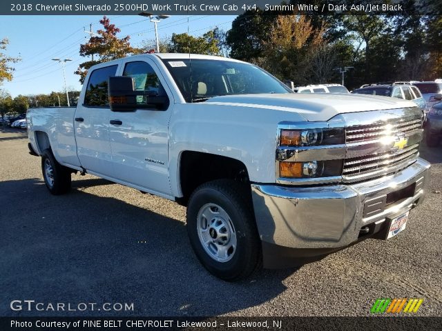 2018 Chevrolet Silverado 2500HD Work Truck Crew Cab 4x4 in Summit White