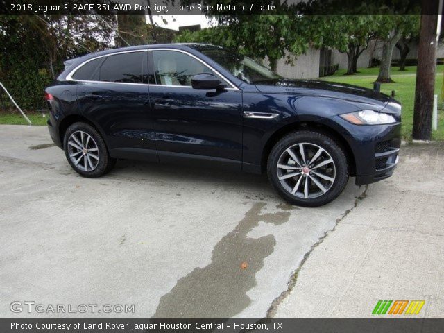 2018 Jaguar F-PACE 35t AWD Prestige in Loire Blue Metallic