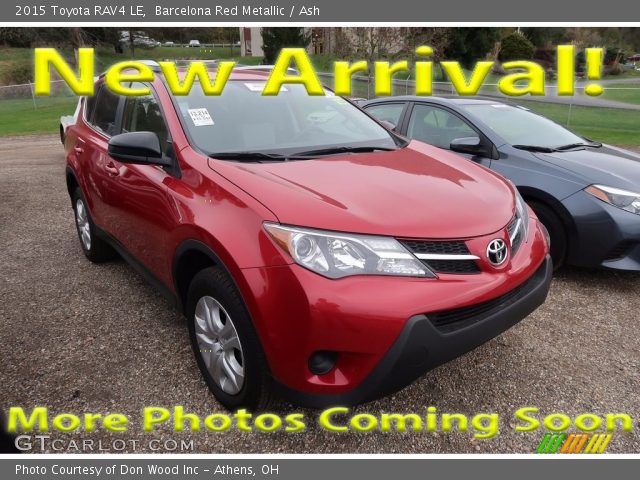 2015 Toyota RAV4 LE in Barcelona Red Metallic