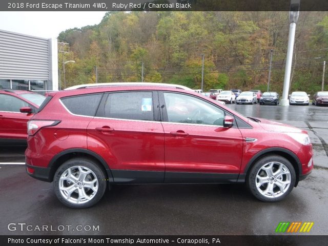 2018 Ford Escape Titanium 4WD in Ruby Red