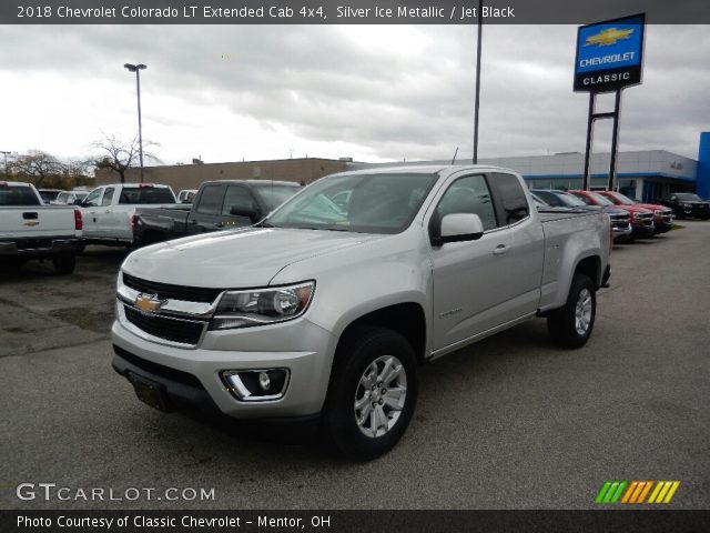 2018 Chevrolet Colorado LT Extended Cab 4x4 in Silver Ice Metallic