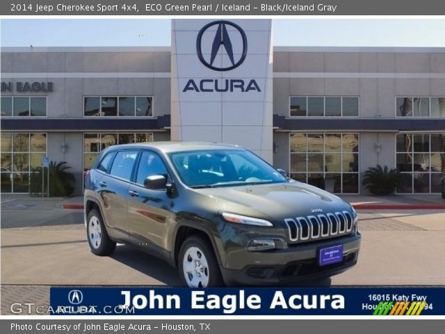 2014 Jeep Cherokee Sport 4x4 in ECO Green Pearl