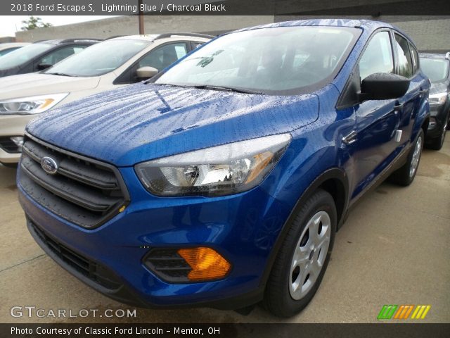 2018 Ford Escape S in Lightning Blue
