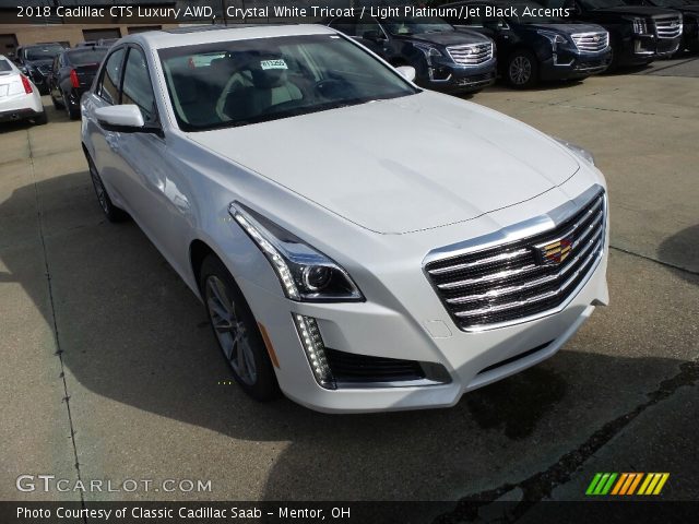 2018 Cadillac CTS Luxury AWD in Crystal White Tricoat