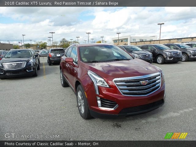 2018 Cadillac XT5 Luxury in Red Passion Tintcoat