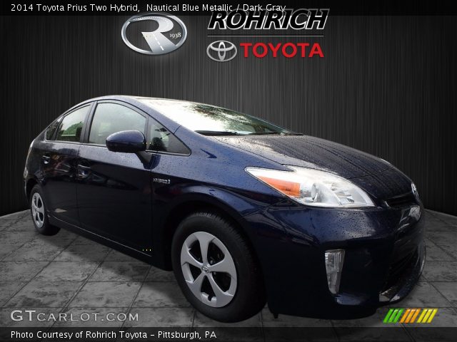 2014 Toyota Prius Two Hybrid in Nautical Blue Metallic