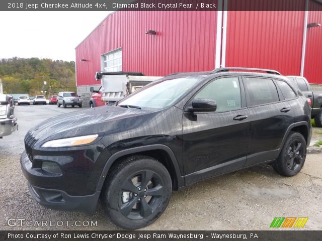 2018 Jeep Cherokee Altitude 4x4 in Diamond Black Crystal Pearl