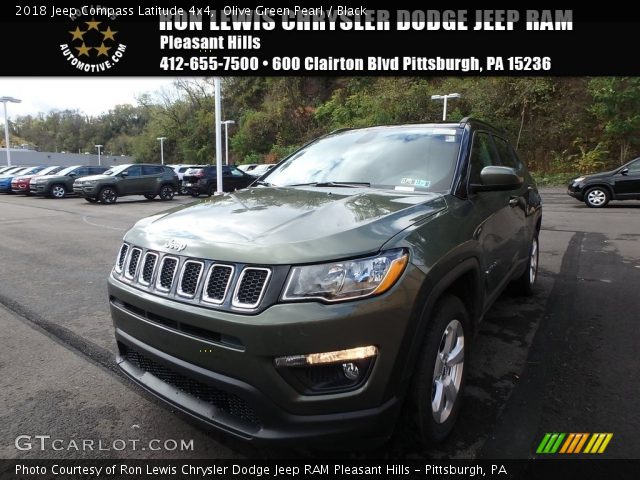 2018 Jeep Compass Latitude 4x4 in Olive Green Pearl