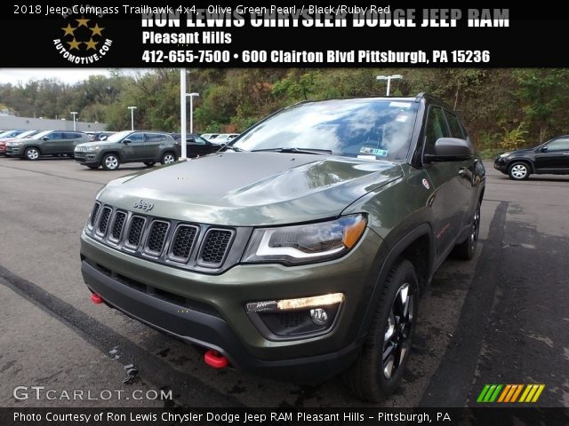 2018 Jeep Compass Trailhawk 4x4 in Olive Green Pearl