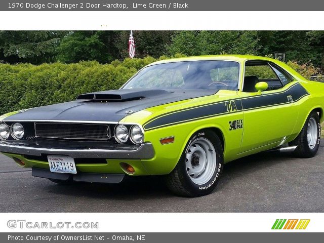 1970 Dodge Challenger 2 Door Hardtop in Lime Green