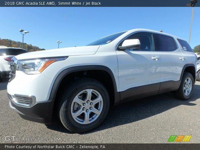 2018 GMC Acadia SLE AWD in Simmit White