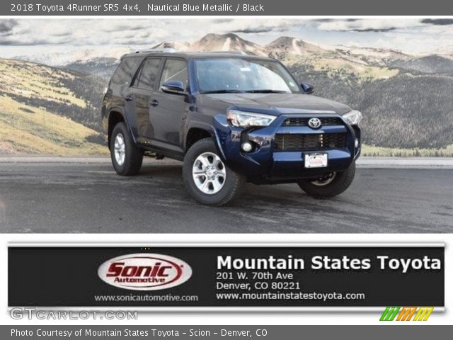 2018 Toyota 4Runner SR5 4x4 in Nautical Blue Metallic