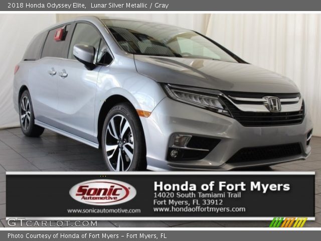 2018 Honda Odyssey Elite in Lunar Silver Metallic