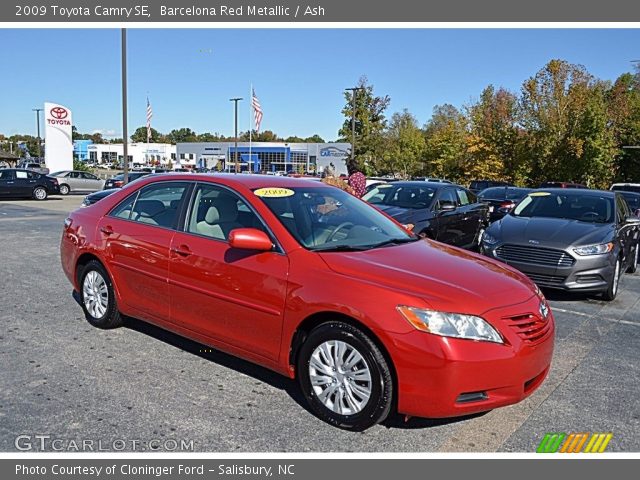 2009 Toyota Camry SE in Barcelona Red Metallic