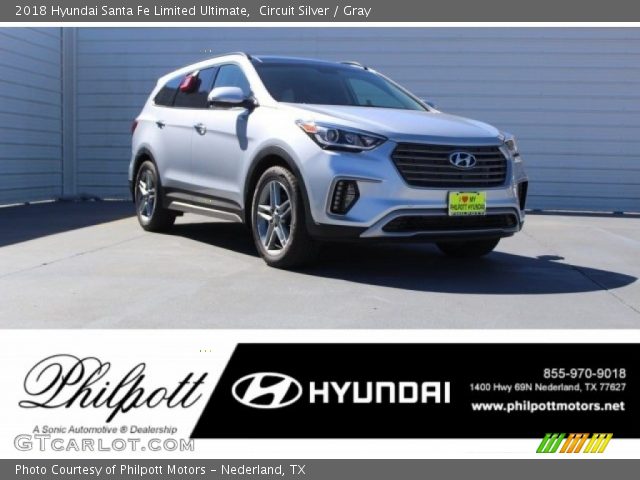 2018 Hyundai Santa Fe Limited Ultimate in Circuit Silver