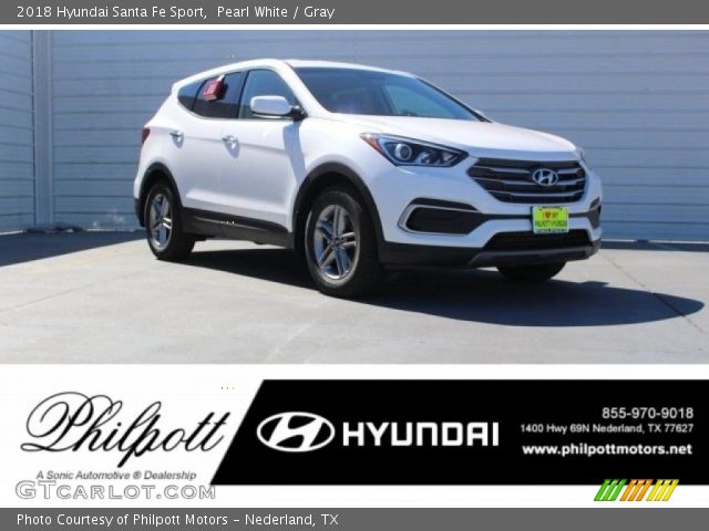 2018 Hyundai Santa Fe Sport  in Pearl White