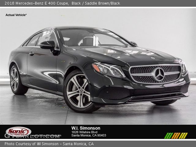 2018 Mercedes-Benz E 400 Coupe in Black
