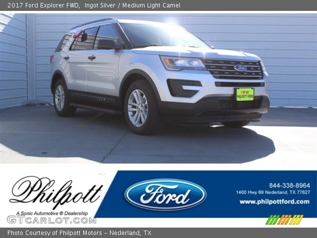 2017 Ford Explorer FWD in Ingot Silver