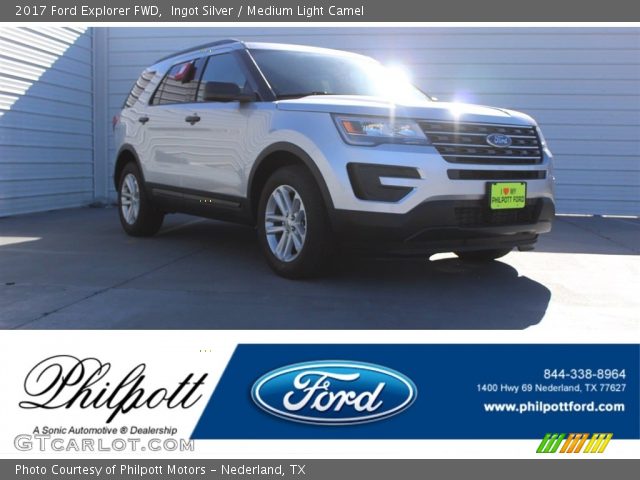 2017 Ford Explorer FWD in Ingot Silver