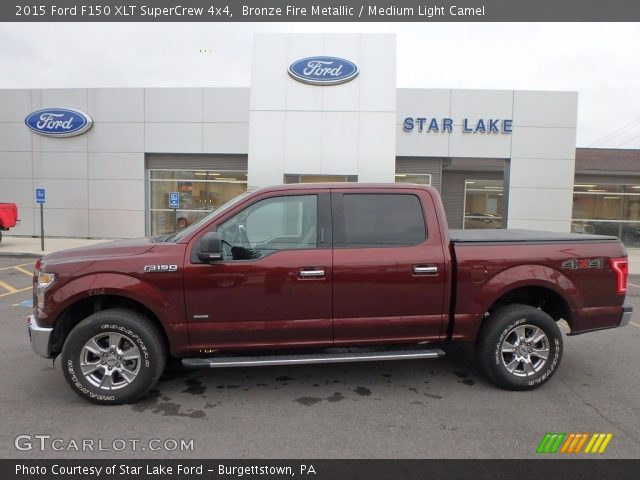 2015 Ford F150 XLT SuperCrew 4x4 in Bronze Fire Metallic