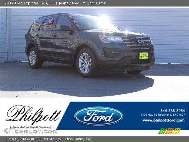 2017 Ford Explorer FWD in Blue Jeans