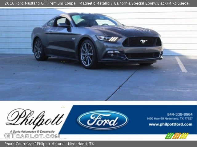 2016 Ford Mustang GT Premium Coupe in Magnetic Metallic