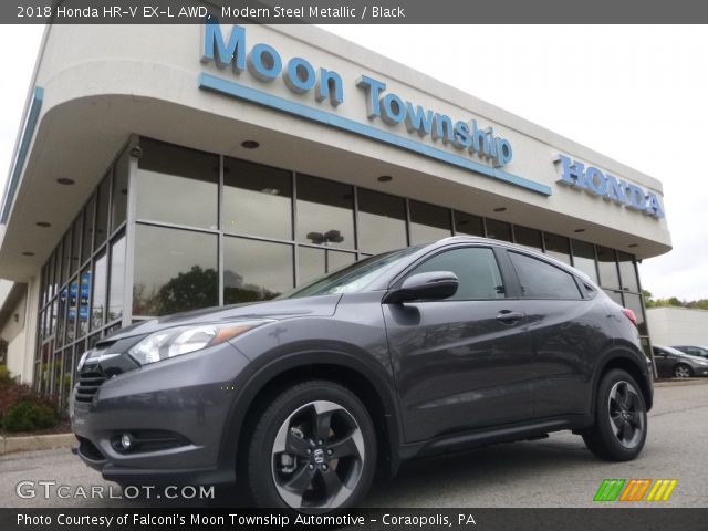 2018 Honda HR-V EX-L AWD in Modern Steel Metallic