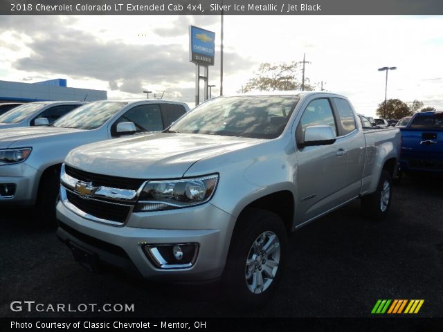 2018 Chevrolet Colorado LT Extended Cab 4x4 in Silver Ice Metallic
