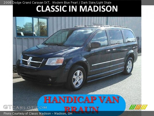 2008 Dodge Grand Caravan SXT in Modern Blue Pearl