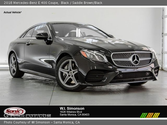 2018 Mercedes-Benz E 400 Coupe in Black