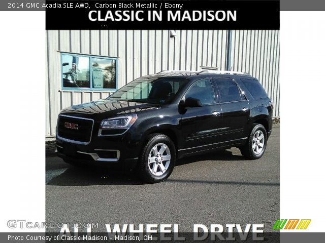 2014 GMC Acadia SLE AWD in Carbon Black Metallic