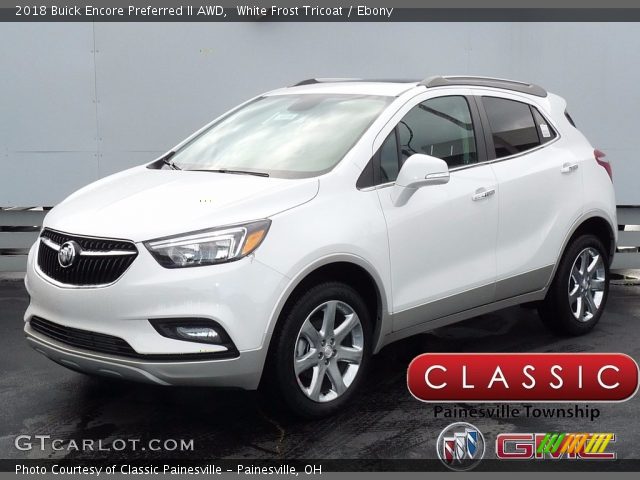 2018 Buick Encore Preferred II AWD in White Frost Tricoat