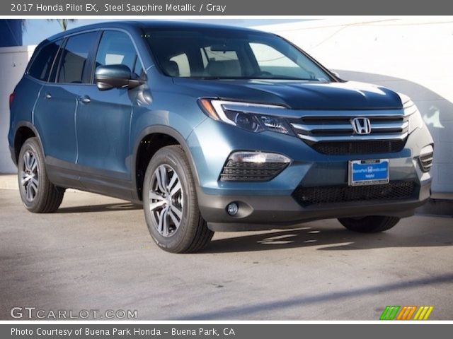 2017 Honda Pilot EX in Steel Sapphire Metallic