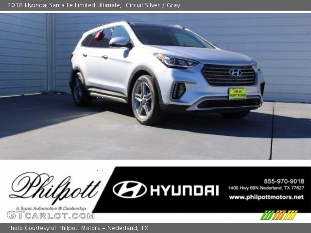 2018 Hyundai Santa Fe Limited Ultimate in Circuit Silver