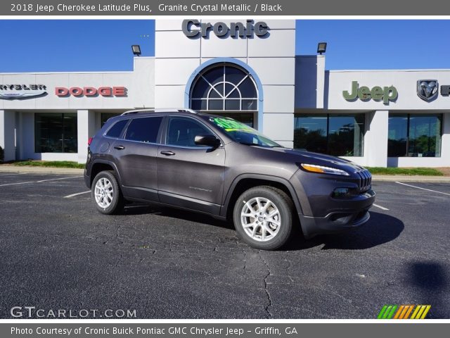 2018 Jeep Cherokee Latitude Plus in Granite Crystal Metallic