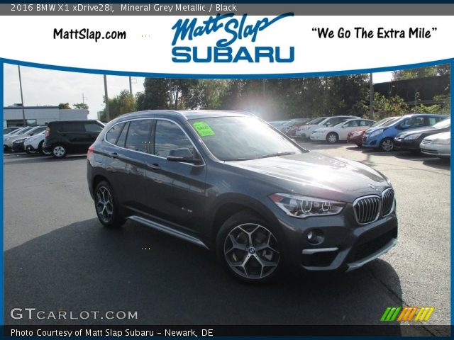 2016 BMW X1 xDrive28i in Mineral Grey Metallic