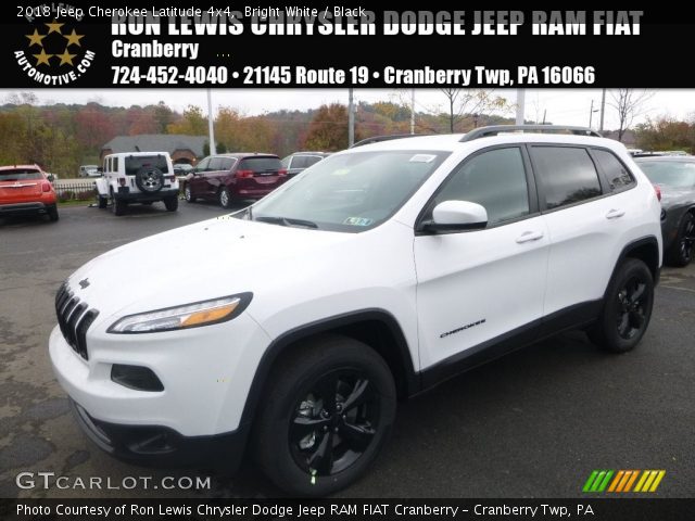 2018 Jeep Cherokee Latitude 4x4 in Bright White