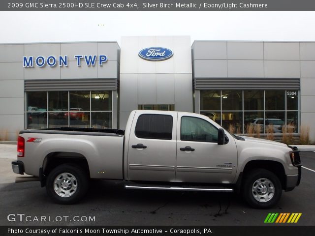 2009 GMC Sierra 2500HD SLE Crew Cab 4x4 in Silver Birch Metallic