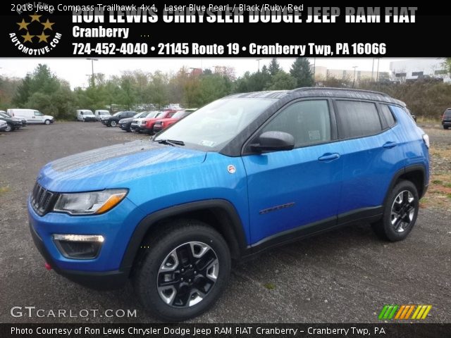 2018 Jeep Compass Trailhawk 4x4 in Laser Blue Pearl