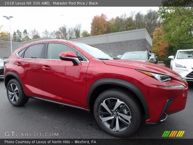 2018 Lexus NX 300 AWD in Matador Red Mica