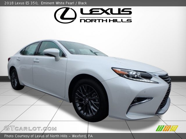 2018 Lexus ES 350 in Eminent White Pearl