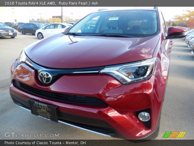 2018 Toyota RAV4 XLE AWD in Ruby Flare Pearl