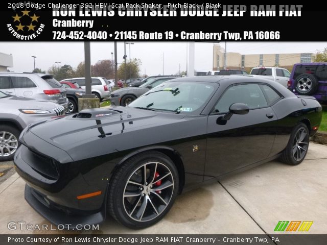 2018 Dodge Challenger 392 HEMI Scat Pack Shaker in Pitch Black