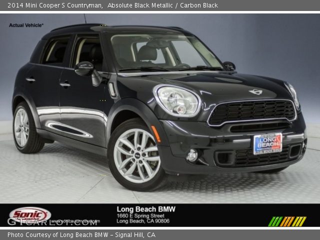 2014 Mini Cooper S Countryman in Absolute Black Metallic