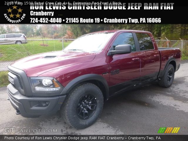 2018 Ram 1500 Rebel Crew Cab 4x4 in Delmonico Red Pearl