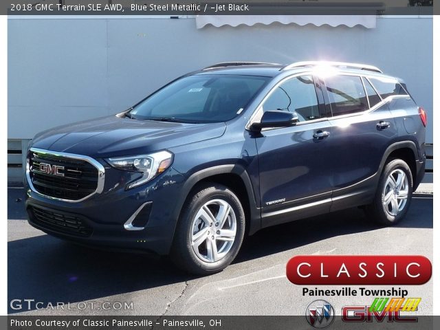 2018 GMC Terrain SLE AWD in Blue Steel Metallic